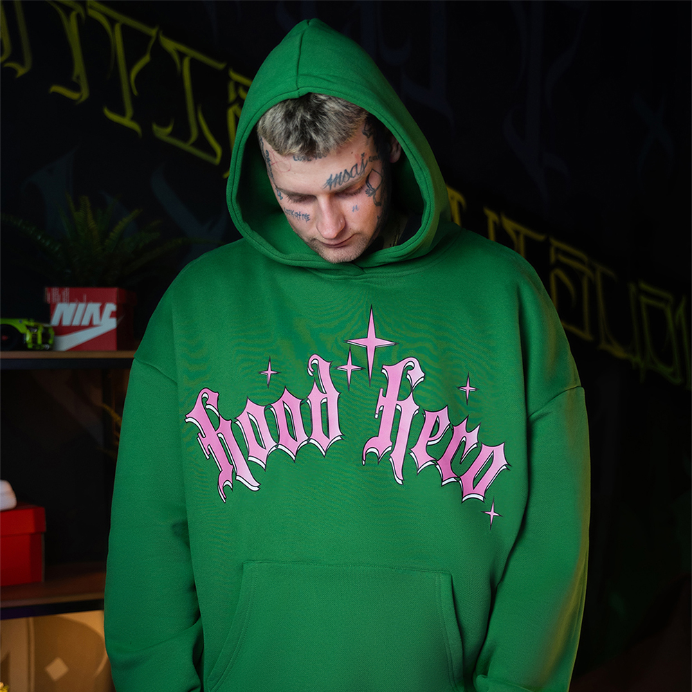 Men's Hoodie Kick Off - Green